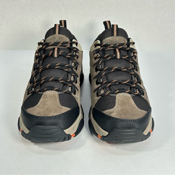 New Eddie Bauer Trail Hiking Outdoor Sneaker Leather Brown/ Orange Shoe; Men’s 8 - Picture 9 of 16